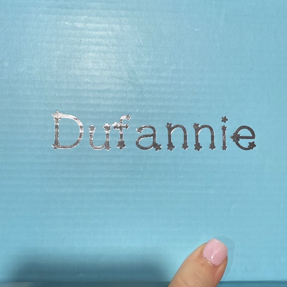 Brand New Girls Dufannie Silver Sandals 13 - Picture 4 of 4